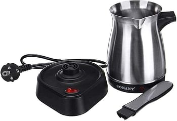 Sokany Electric Turkish Coffee Maker SK-214 - Silver