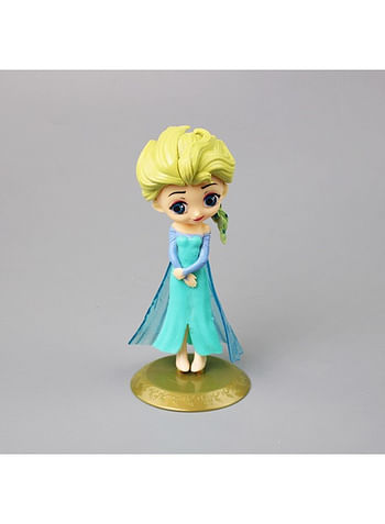 Queen Action Figure Princess Mini Statue Model Doll Toy For Kids Birthday Cartoon Cake Topper Home Décor Theme Party Supplies Golden