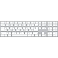 لوحة مفاتيح لوحة مفاتيح أبل السحرية المزودة بلوحة مفاتيح رقمية للاتصال اللاسلكي بتقنية بلوتوث متوافقة مع ماك (MQ052LL / A) فضي