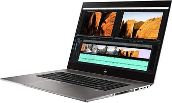 HP Zbook Studio G5 Workstation Laptop 15.6 Inch 9th Generation Graphics Nvidia Quadro- 4GB Windows 10 Pro Intel Core i7 512 SSD - 32GB RAM - Silver