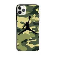 Jordan Silicon Phone Case For iPhone 14 Pro- army