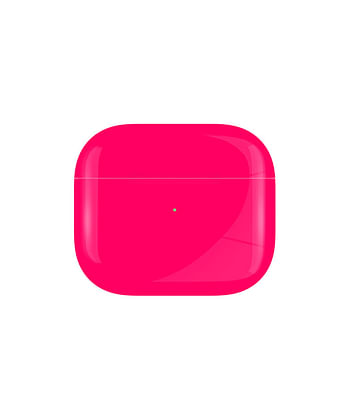 Caviar Customized Apple Airpods (3rd Generation) Glossy Neon Pink