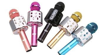 Karaoke Wireless Microphone with Speaker ASD-178(BLACK)