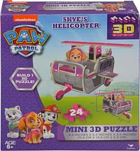 Paw Patrol 3D Skyes Helicopter Mini Puzzle
