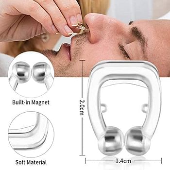 Snore Free Nose Clip Unisex Magnetic device Magnetic Anti Snore Unisex Stopper - Pack of 3