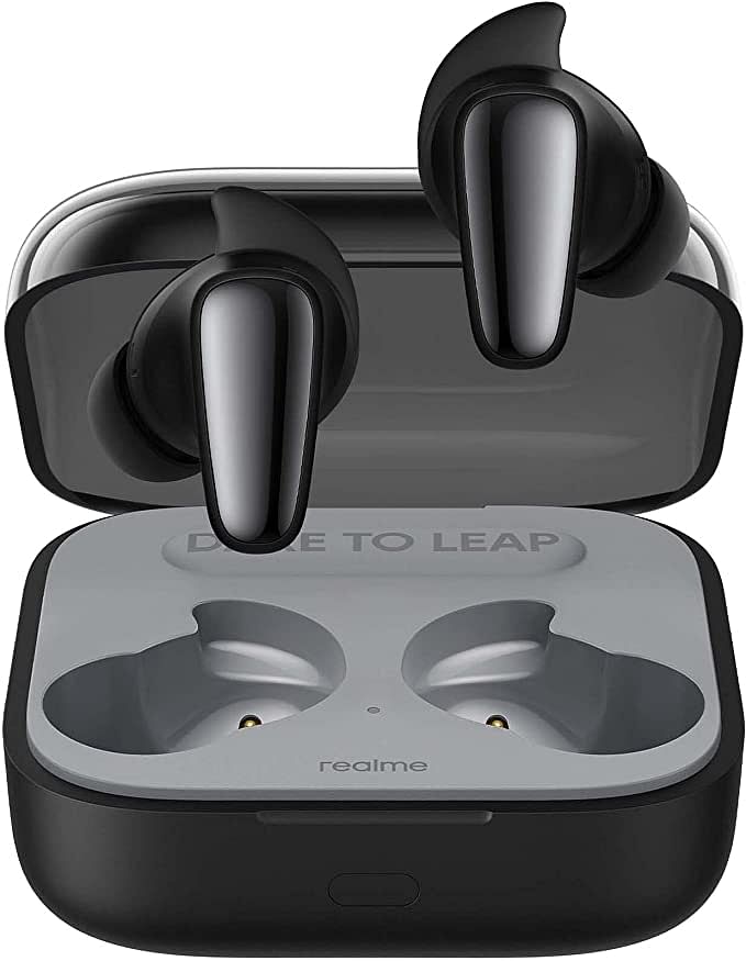 Realme Buds Air 3S Bluetooth Truly Wireless in Ear Earbuds 11mm Triple Titanium Driver with Mic AI ENC for Calls Dual Device Pairing 30hrs Total Playback with Fast Charging - Black