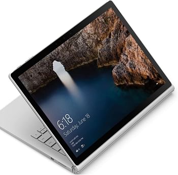 Microsoft Surface Book 1 1703 2in1 Convertible Laptop with 13.5 inch Display, Intel Core i7 Processor, 6th Gen, 16GB RAM, 512GB SSD, Intel HD Graphics 520, Windows 10 Pro-Silver