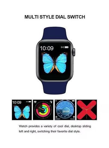 Generic Smart Watch T500 Blue Model Number : EWS246810-EMA265