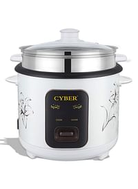 3 in 1 Automatic Rice Cooker Non-Stick Inner Pot Automatic Shut Off with Overheat Protection CYRC7122