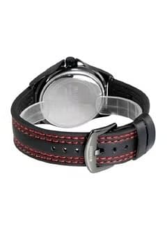 CURREN Men's Water Resistant Analog Wrist Watch 8153 - 44 mm - Black/Red