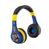 KidDesigns Paw Patrol  Kid Safe Wireless Bluetooth Headphone|  Kids / Youth, 24 Hrs Playtime, On-Board Call & Music Control, w/ 3.5mm AUX IN- for SmartPhones, Tablets, Laptops, PC, Notebook - Chase