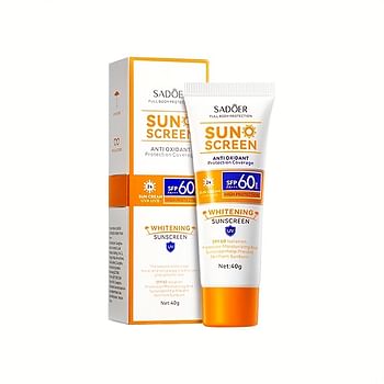 Sunscreen Whitening and Moisturizing Cream, Anti UVUVB, SFP 60 Sun Protection Cream - 40 g