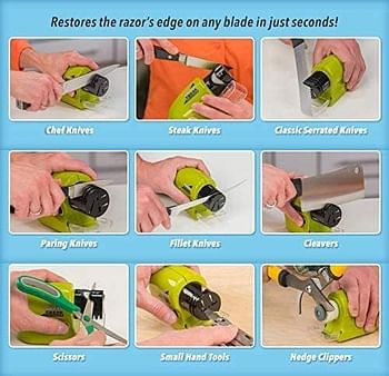 Swifty Sharp - Cordless Motorized Knife Sharpener