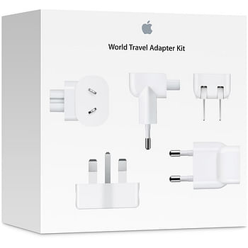 Apple World Travel Adapter Kit for Select Apple Devices (MD837AM/A) White