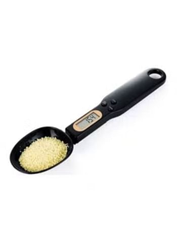 Electronic Spoon Measuring Scale Black