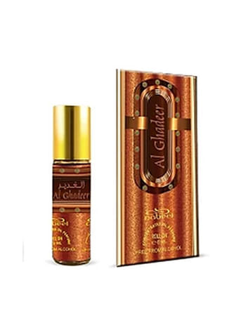 5 Pieces Ultimate Nabeel Roll On Collection Authentic Arabic Fragrance Oil Perfume Musk, Qisaty, Antar, Gold 24k, Al Ghadeer 6 ML