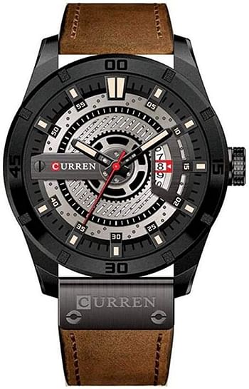 Curren Analog 8301 Men's Watch - Brown and Black