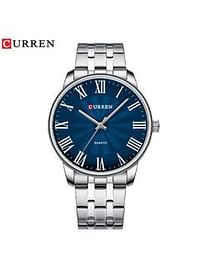 CURREN 8422 Fashion Quartz Watch for Men Simple Stainless Steel Band Wristwatches