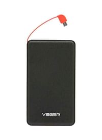 VEGER 15000.0 mAh Portable Power Bank Black/Red