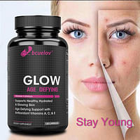 Glow Age Reversal - Advanced Collagen Multivitamin Supplement for Anti Aging, Whitening, Eliminate Wrinkles, Fine lines and Healthy Glowing Skin - 60 Capsules