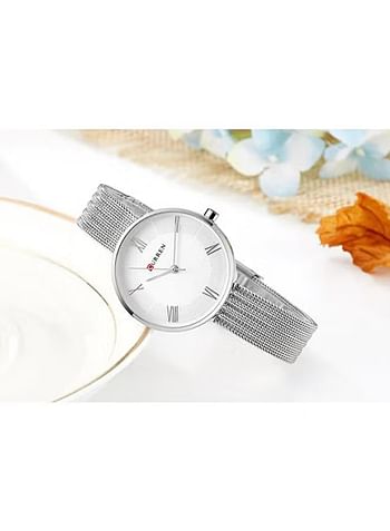 Women's Water Resistant Analog Watch 9020 - 26 mm - Silver