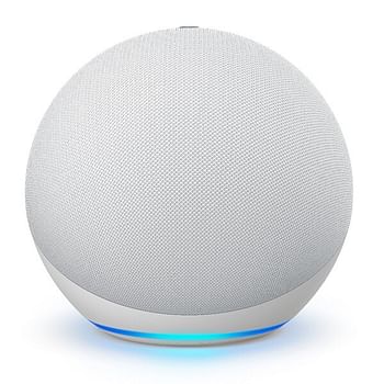 Smart Speaker Echo 4 with Alexa Glacier White