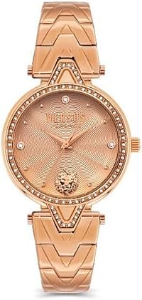 Versus Versace Watch For Women Tone V WVSPCI5521 34 mm - Rose Gold