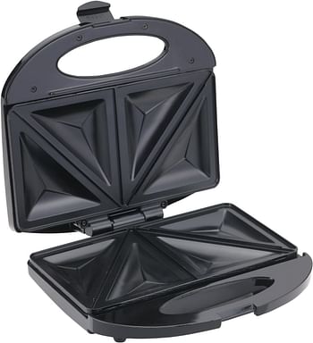 BLACK+DECKER 600W 2 Slice Non-Stick Sandwich Maker Black TS1000-B5