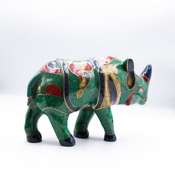 Stone Rhino - Made in Nepal