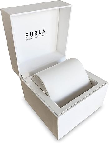 FURLA Ladies Silver & Rose Gold Stainless Steel Bracelet Watch (Model: WW00016004L5)