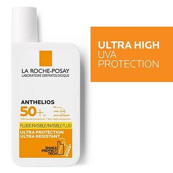 LA ROCHE-POSAY Anthelios Uvmune 400 Invisible Fluid Facial Sunscreen Spf50+ 50ml