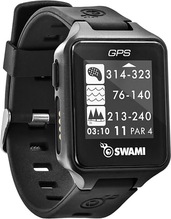 Izzo Golf Swami Rangefinder GPS Watch (A44055) Black