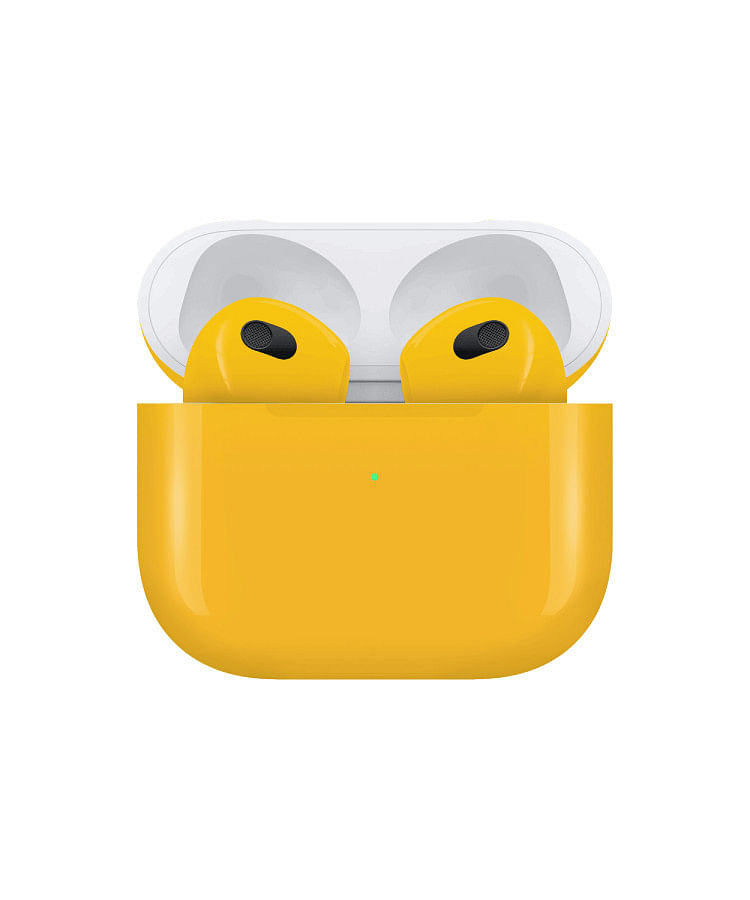 Apple Airpods (3rd Generation) Customized By Caviar Glossy Lamborghini Yellow