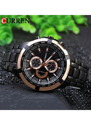 CURREN Men's Water Resistant Chronograph Watch 8023