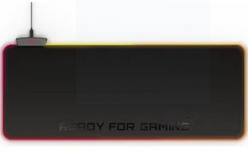 Energy Sistem Fabric Gaming Mouse Pad ESG P5 RGB Water Resistant (XL Size, Non-Slip Base), Black