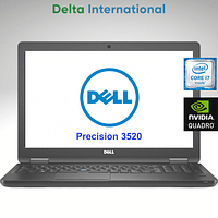 Dell Precision 3520 | انتل كور i7-7 الجيل | 8 جيجا رام | 512 جيجا بايت SSD | نفيديا كوادرو 2 جيجا | شاشة مقاس 15.6 بوصة - بوصة | نظام التشغيل Windows 10