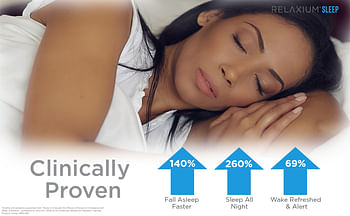 مساعد النوم الطبيعي Relaxium - مكمل للنوم من أجل نوم أطول وتخفيف التوتر (60 كبسولة)