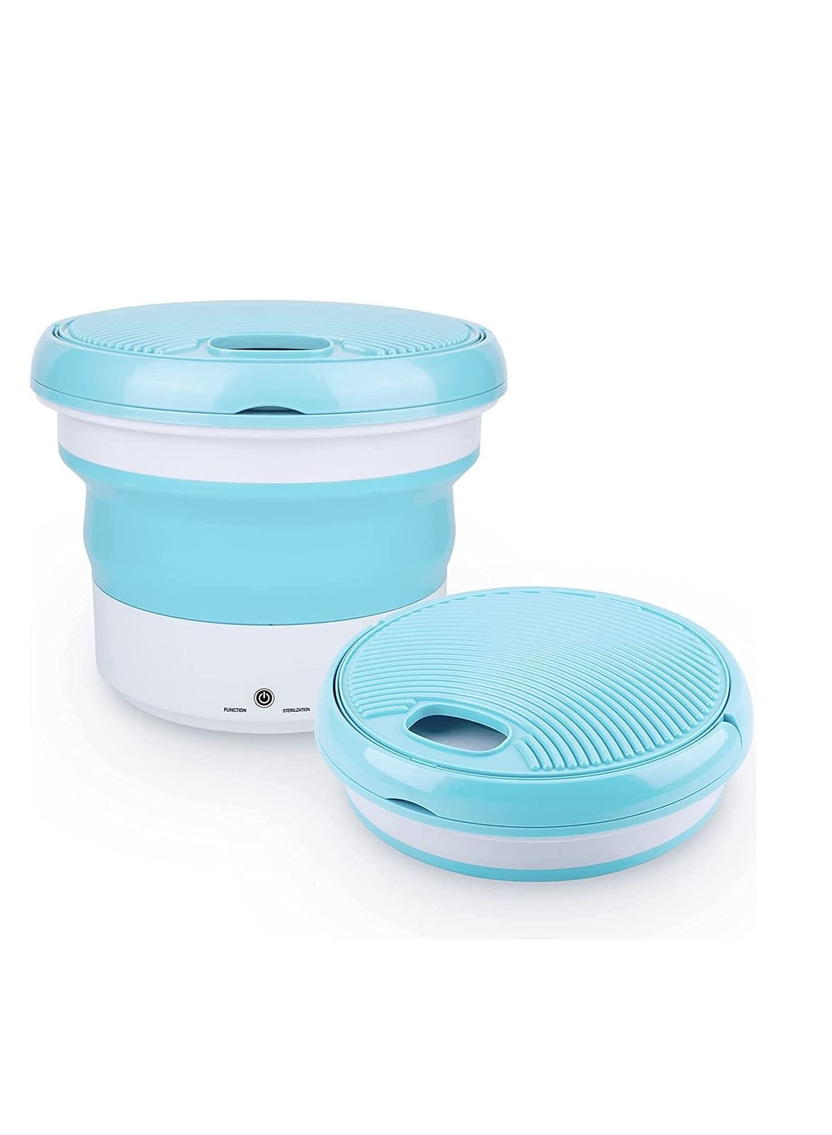 Portable Mini Washing Machine Folding Cloth Washing Machine, Small Foldable Bucket Washer Lightweight Convenient Washer for Wash Baby Clothes