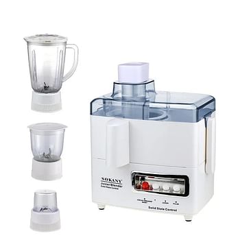 SK-4008 Household Juice Extractor 800W Strong Power Multifunction Blender Grinder 1500ML Large Capacity