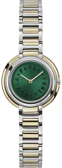 Furla Women's Wristwatch, Bracelet Type WW00031010L4 - Silver Gold