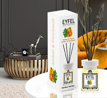 Eyfel Reed Diffuser Acacia Room Air Freshener 120ml - Multicolor