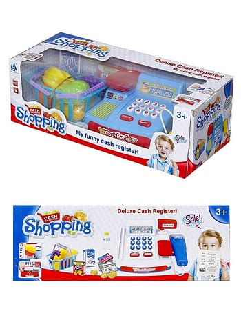 Cash Register Shopping Pretend Play Toy for Boys 3+ Years - Learning Activity