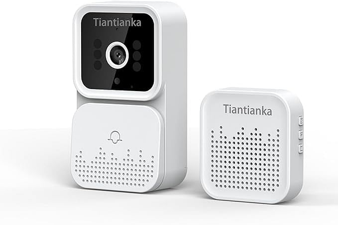 Wireless-Blink Video Doorbell-Chime for Ring Doorbell White Smart Blink Doorbell Door Bell Cameras