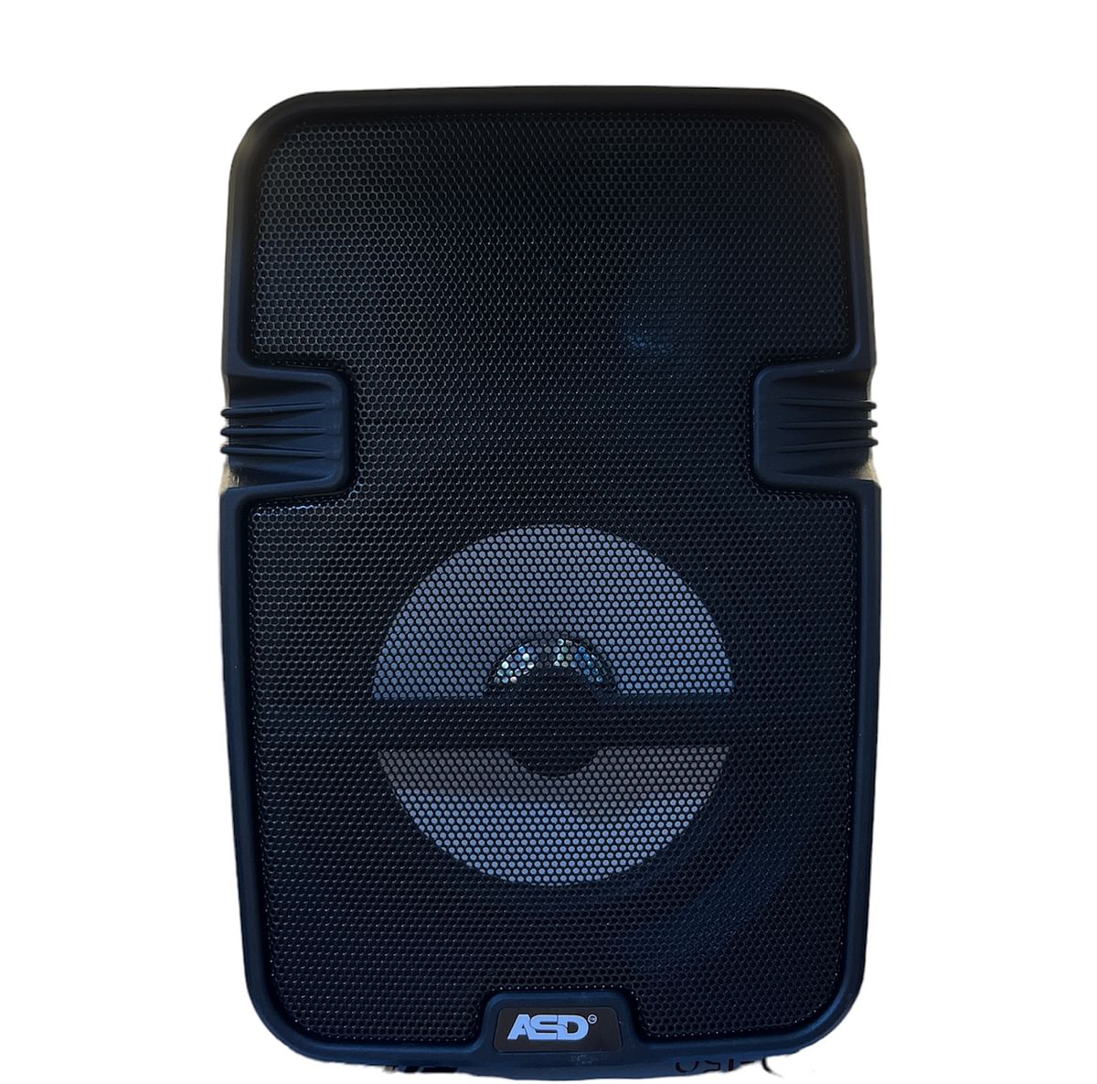 Wireless Speaker with Wired Mic and Disco Light ASD-150  BLack