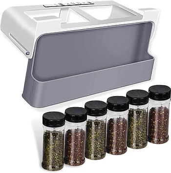 Spice Rack Seasoning Bottle Drawer Storage Rack Cabinet Organizer, Free Punching