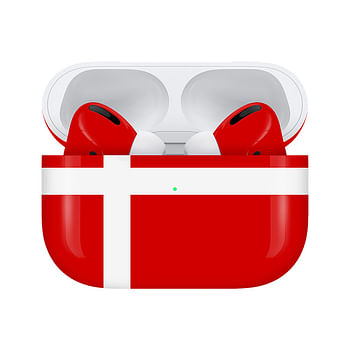 Apple Airpods Pro (2nd Generation) Customized By Caviar Glossy Denmark Flag