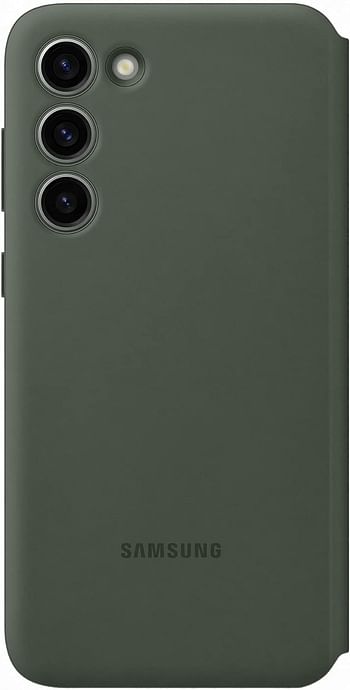 SAMSUNG Galaxy S23+ Smart View Wallet Case, Khaki