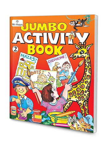 Pack of 3 We Happy Jumbo Activity Books Educational and Fun Learning Activities for Kids with different Challenges and Enjoyable Games