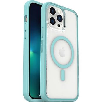 OtterBox iPhone 13 Pro Max Case for MagSafe Lumen Series - Discovery (Clear / Light Blue)