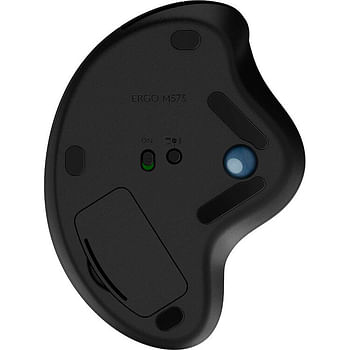 Logitech ERGO M575 Wireless Bluetooth Connectivity Trackball Mouse (910-005869) Black